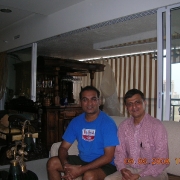Vineet  Wason  with Play back singer Abhijeet 2008