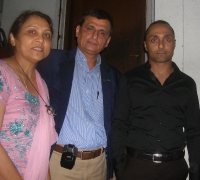 FILM STAR RAHUL BOSE  with vineet & sunita wason-2012