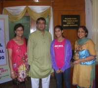 Sunita Wason with FILM STAR PARESH RAWAL-  at  an event managed by WIZENT at PUNE 
