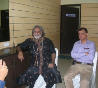 Vineet-with Grammy award winner  Pt . Vishwa Mohan Bhatt-2